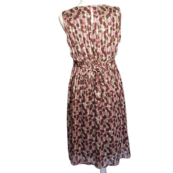 Motherhood Maternity Empire Fairy Dress Polka Dot Sleeveless Elegant Flowy Large - Picture 7 of 16